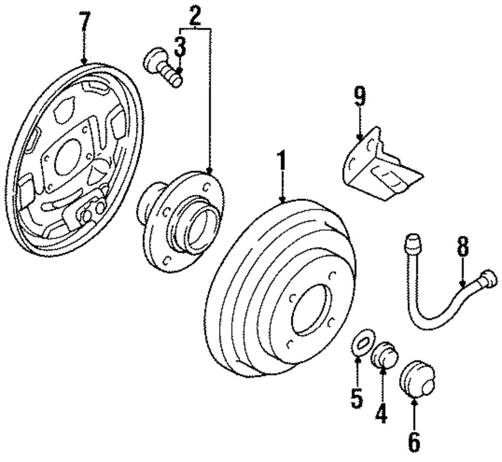 Brake Hose - Nissan (46214-8B700)