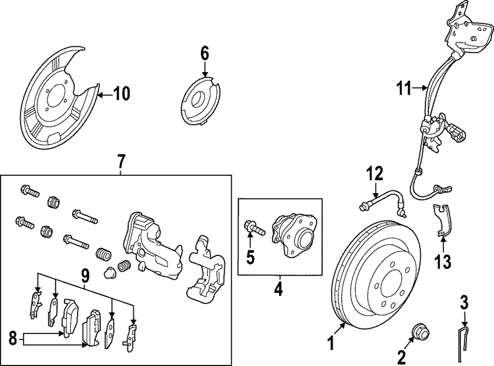 Brake Hose - Nissan (46210-6SA5C)