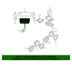 AM/FM CD Cassette - Nissan (28188-2Y900)