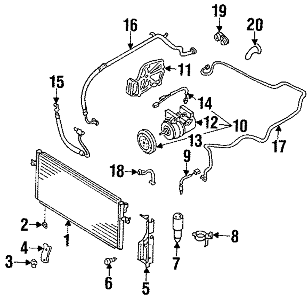 AC Tube - Nissan (92440-1E410)