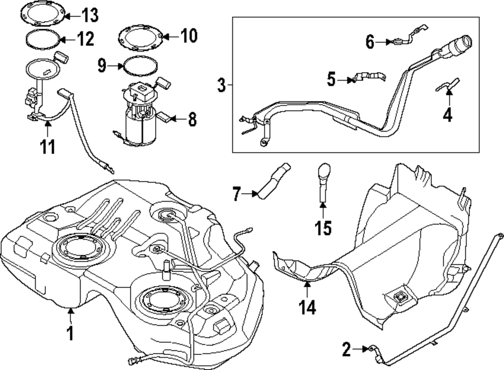 Fuel Sender Unit - Nissan (25060-7BA0A)