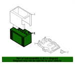 Battery - Nissan (999M1-NB24F)