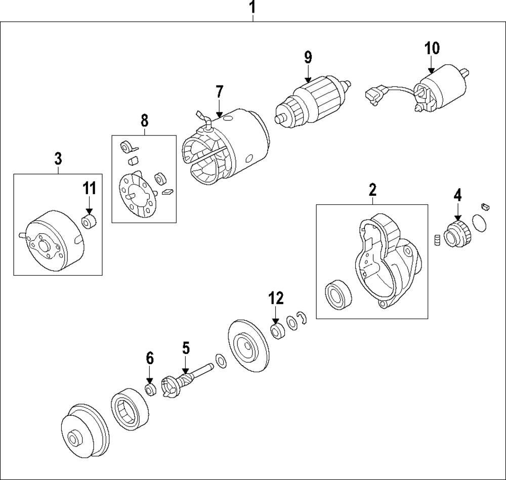 Brush & Holder - Nissan (23378-EN20B)