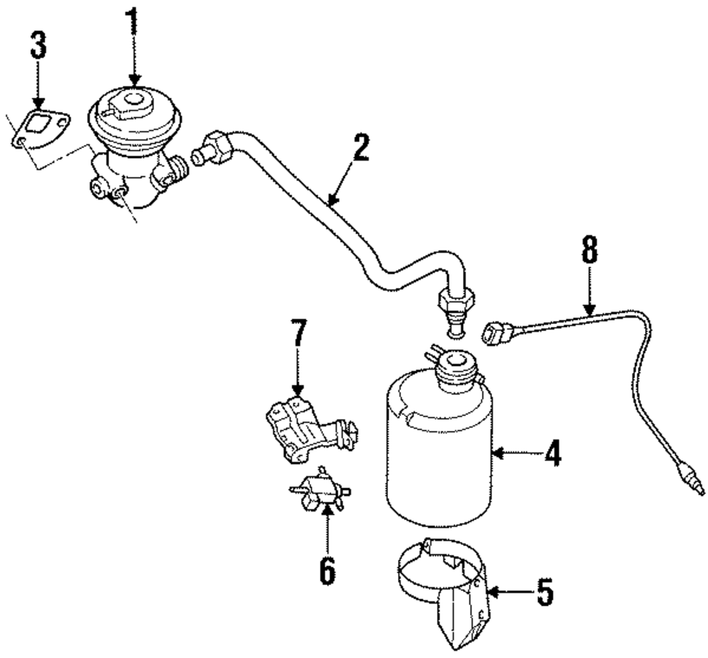 Egr Tube - Nissan (14725-0B001)