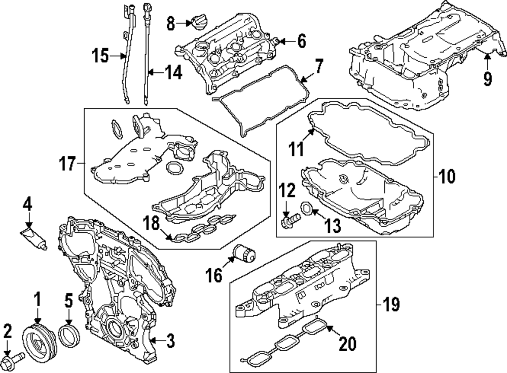 Plenum Gasket - Nissan (14032-5CA0B)