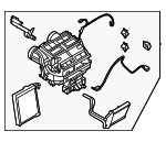 AC & Heater Assembly - Nissan (27110-6LY1A)