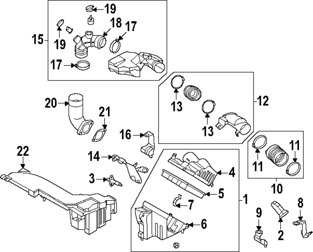 Filter Housing - Nissan (16528-6SY0A)