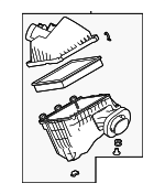 Air Cleaner Assembly - Nissan (16500-9BT1A)