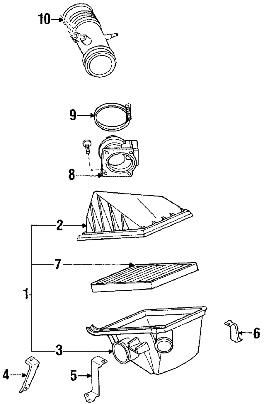 Duct - Nissan (16577-88G10)