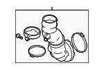 Lower Air Duct - Nissan (16578-EZ41A)