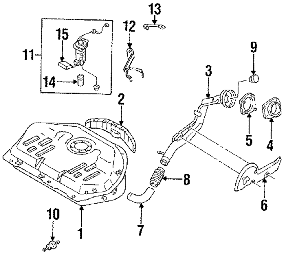Fuel Gauge Sending Unit - Nissan (B5060-D4200)